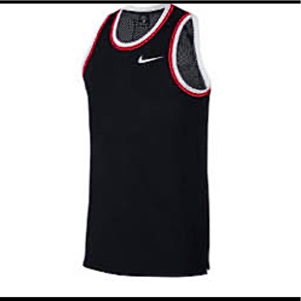 Women’s Nike Basketball Jersey Black/Red/White-Med